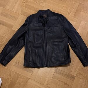 Cole Haan Men's Dark Leather Jacket